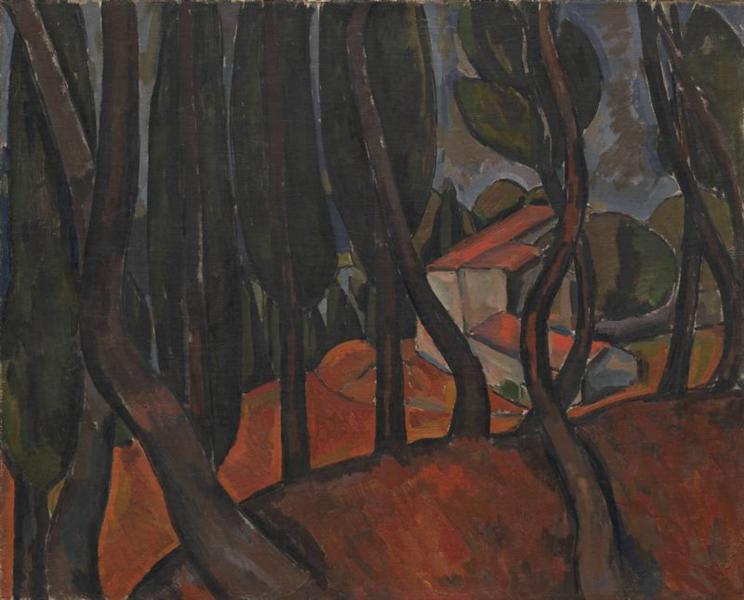 Forest at Martigues, c.1909 - 安德列·德兰