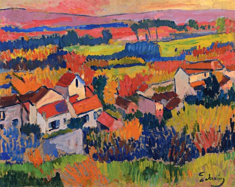 Landscape near Chatou, 1904 - Andre Derain