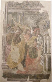 Martyrdom of St. Thomas - Андреа дель Кастаньо