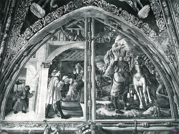 Сцени з життя святого Христофора, 1448 - Андреа Мантенья
