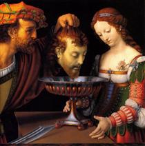 Salome with the head of John the Baptist - Andrea Solari
