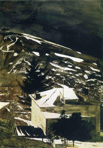 Wolf Moon, 1975 - Andrew Wyeth