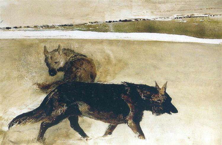 Wolves - Andrew Wyeth