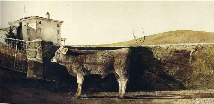 Young bull, 1960 - Эндрю Уайет