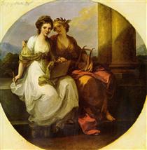 Allegory of poetry and music - Angelica Kauffmann