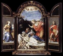 Triptych - Annibale Carracci