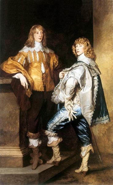 Lord John and Lord Bernard Stuart, c.1638 - Anton van Dyck
