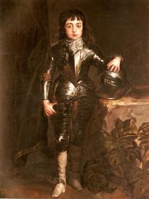 Портрет Карла II в бытность принцем Уэльским - Антонис ван Дейк