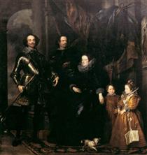 Portrait de la famille Lomellini - Antoine van Dyck
