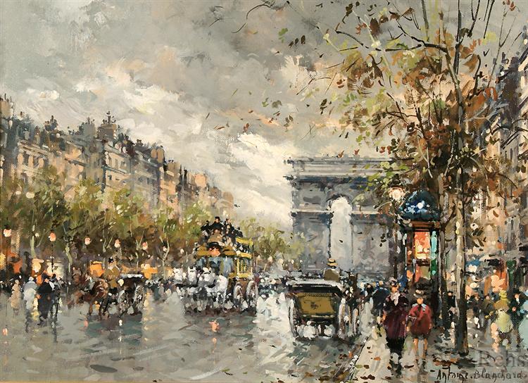 Champs Elysees, Arc de Triomphe - Антуан Бланшар