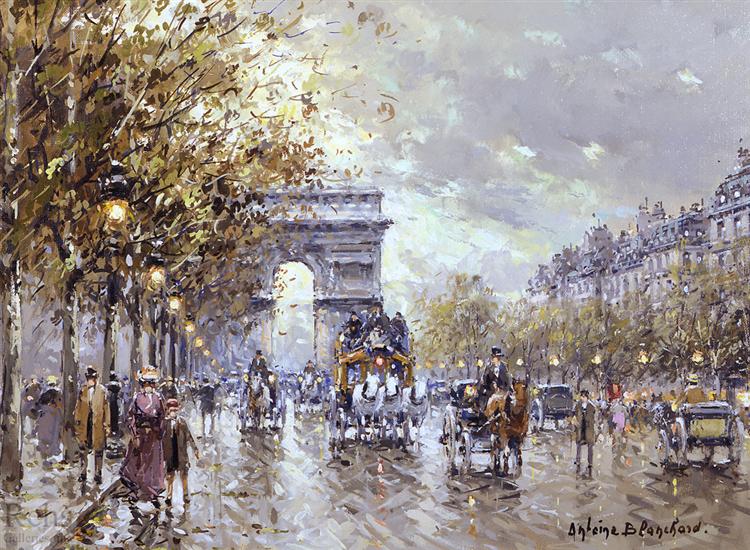 Paris l'Arc de Triomphe - Antoine Blanchard