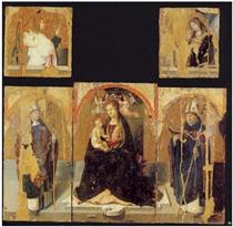 Polyptych with St. Gregory - Антонелло да Мессіна