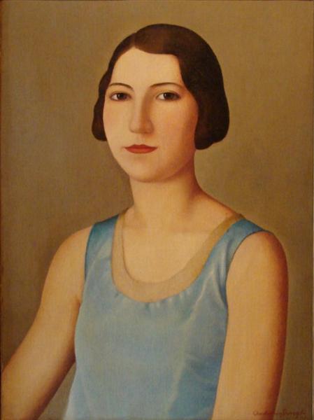Portrait of Maria Pia, 1929 - Antonio Donghi