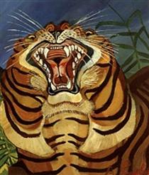 Tiger's Head - Antonio Ligabue