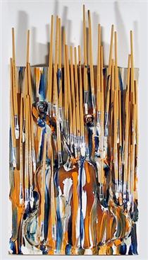Paintbrushes & Violin - II - Arman
