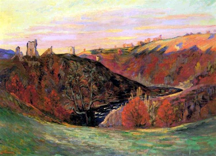 Sunset in Creuse, 1898 - Armand Guillaumin