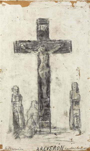 Crucifixion, 1950 - 270px Reverón Con Pumpá (1954)