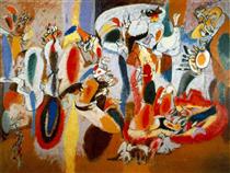 The Liver is the Cock's Comb - Arshile Gorky