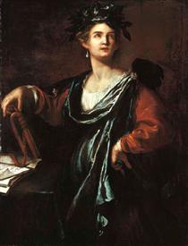 Clio, the Muse of History - Artemisia Gentileschi