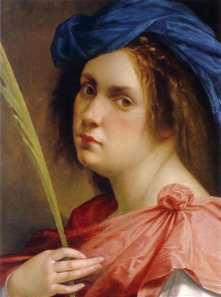 Self-portrait as a Female Martyr, 1615 - Artemisia Gentileschi