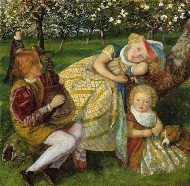 The King's Orchard, c.1858 - Артур Г'юз