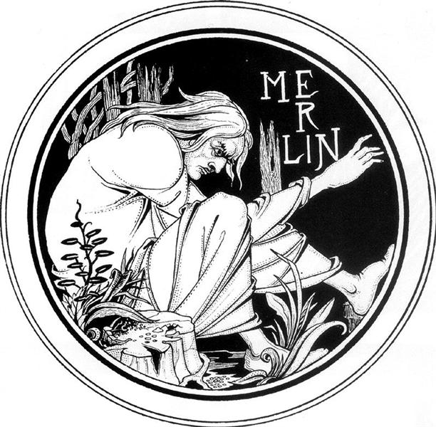 Merlin, 1893 - 1894 - Обри Бёрдслей
