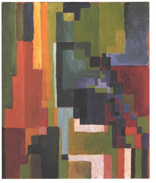 Colourful Shapes, 1913 - Август Маке