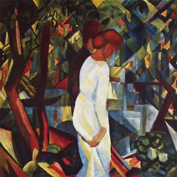 Couple in the woods, 1912 - August Macke