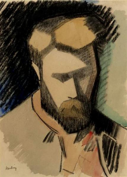 Portrait of a Man - Auguste Herbin