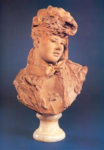 Bust of a Smiling Woman - Auguste Rodin