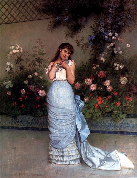 An Elegant Beauty, 1883 - Auguste Toulmouche