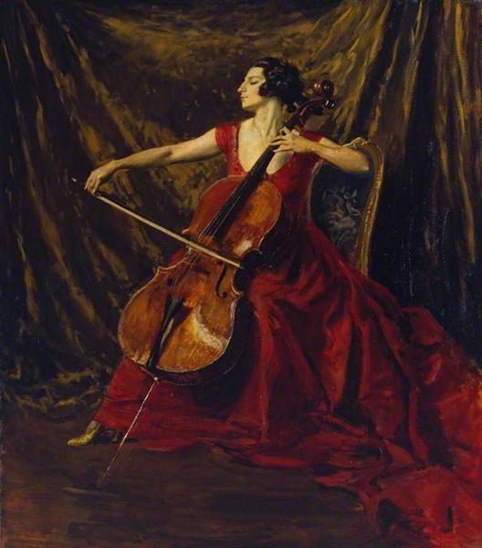Madame Suggia, 1923 - Огастес Эдвин Джон