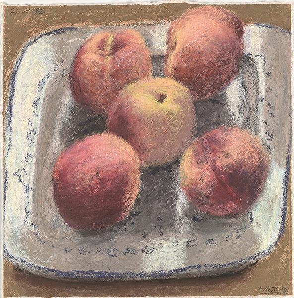 Five Peaches, 1992 - Avigdor Arikha