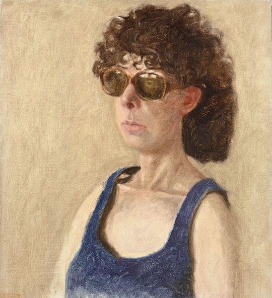 Portrait of Anne in Sunglasses, 1981 - Avigdor Arikha