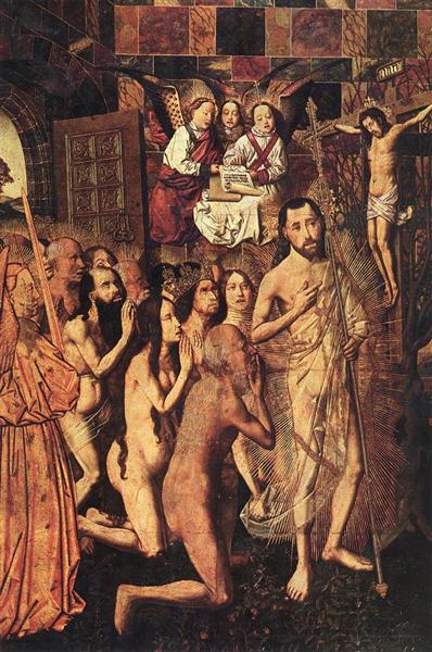 Christ Leading the Patriarchs to the Paradise, 1480 - Бартоломе Бермехо