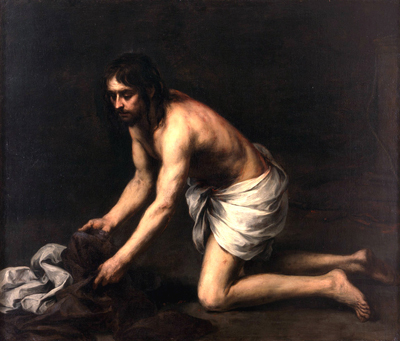Christ after the Flagellation, 1665 - Бартоломе Эстебан Мурильо