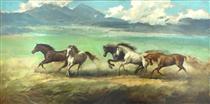 Horses - Basuki Abdullah