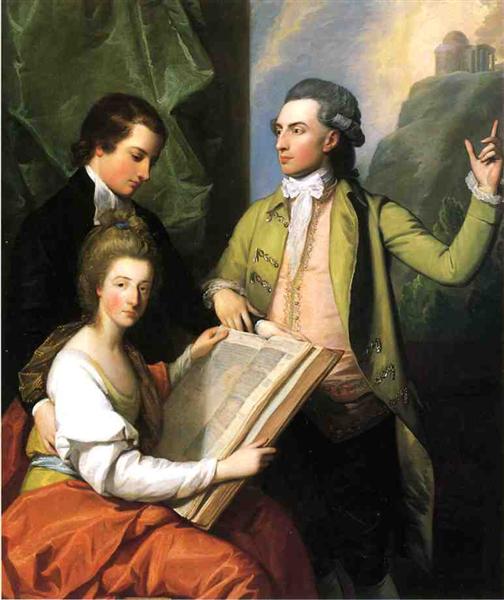 Portrait of the Drummond Family, 1781 - Бенджамин Уэст