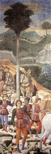 Procession of the Magi (detail), 1459 - 1461 - Benozzo Gozzoli