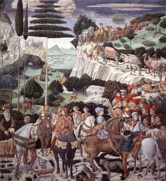 Procession of the Oldest King, 1459 - 1460 - Benozzo Gozzoli