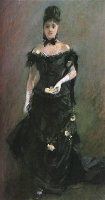 Before the Theatre - Berthe Morisot