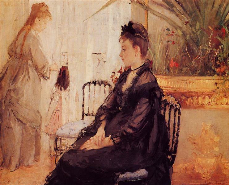 Interior, 1872 - Berthe Morisot