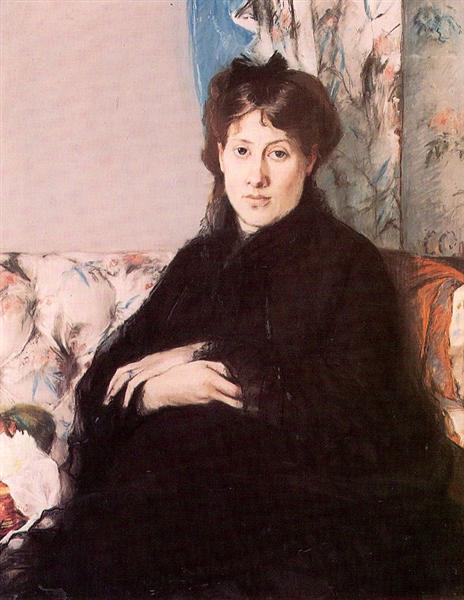 Portrait of Edma Pontillon, 1871 - Берта Моризо