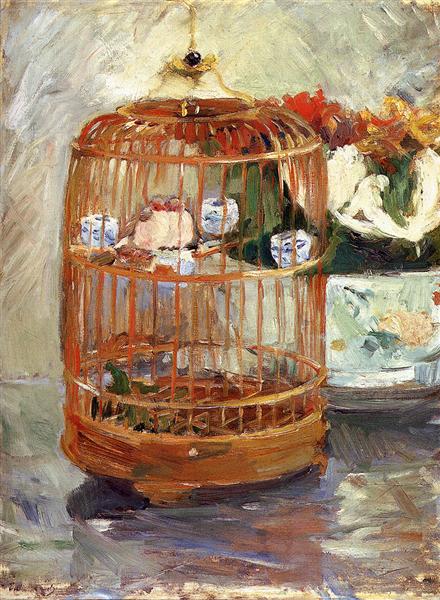 The Cage, 1885 - Берта Моризо