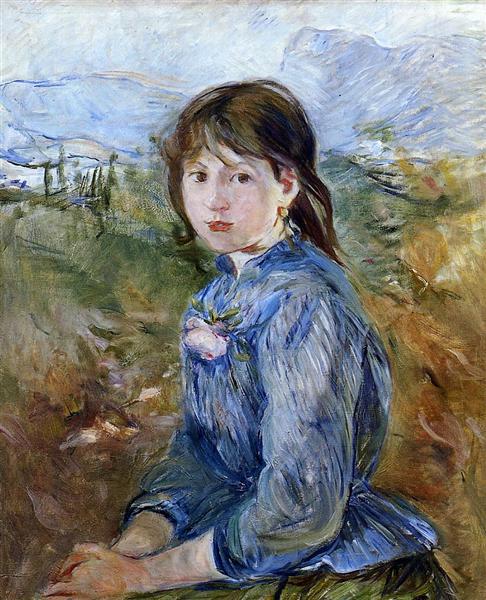 The Little Girl from Nice, Celestine, 1889 - Berthe Morisot