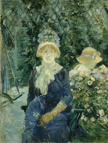 Woman in a Garden, 1882 - 1883 - Берта Моризо