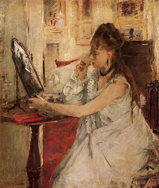 Young Woman Powdering her Face, 1877 - Berthe Morisot