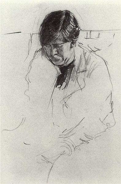 Portrait of Alexander Golovin, 1907 - Boris Koustodiev