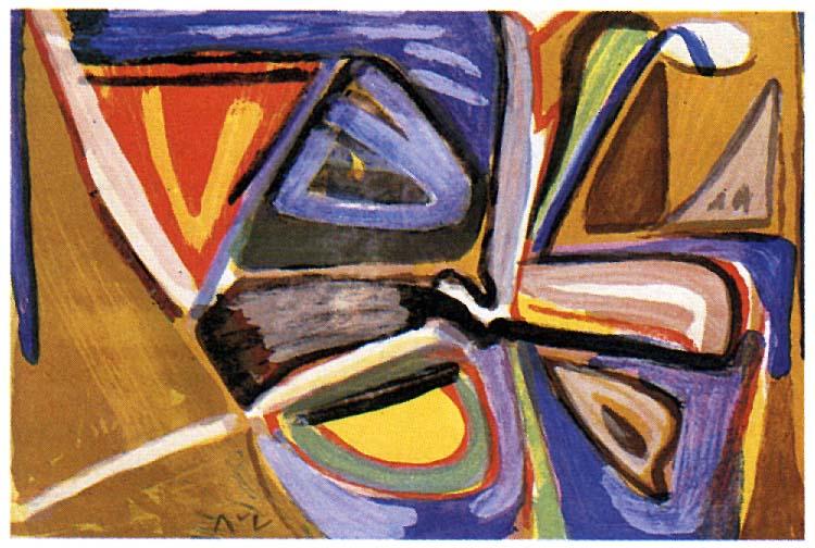 Le bonheur de Matisse, 1981 - Bram van Velde