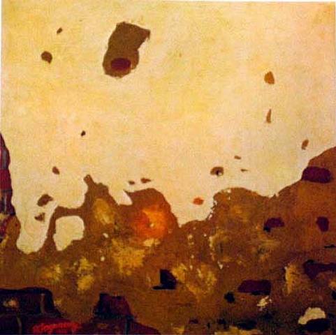 Chipped Wall, 1966 - Burhan Cahit Doğançay